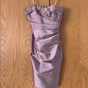 Lavender bridesmaid dress